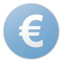  валюты евро синий 